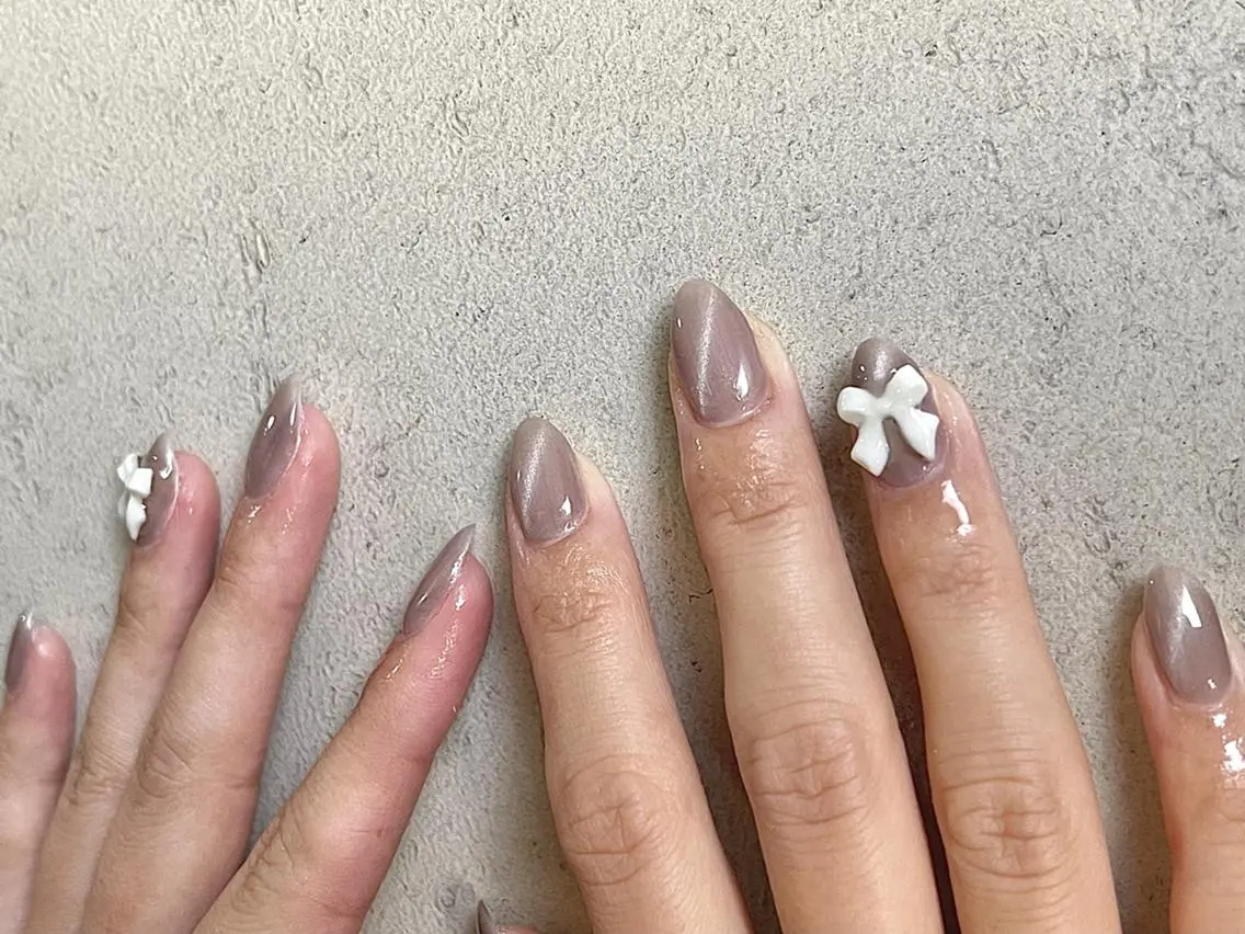 ネイル ハンドネイル 🦋y y Nail 🤍のネイルデザイン