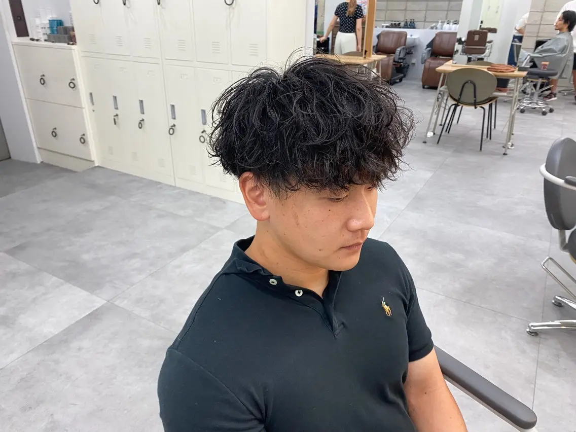 カット+スパイラルパーマの写真