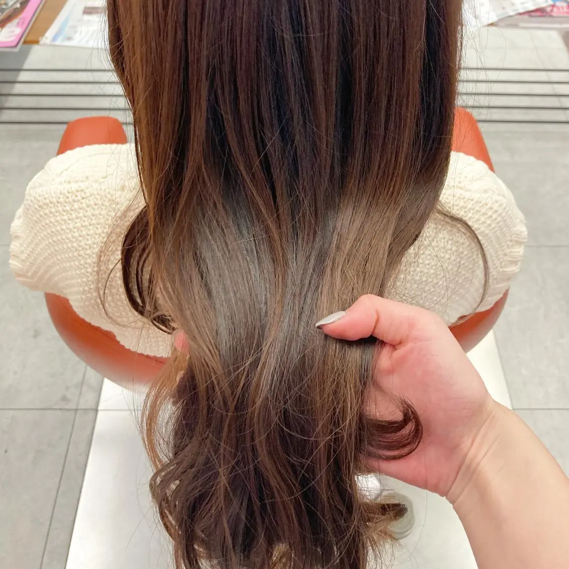ロング カラー ハイライトカラー ハイライト izumi 【カラー/髪質改善】のヘアスタイル