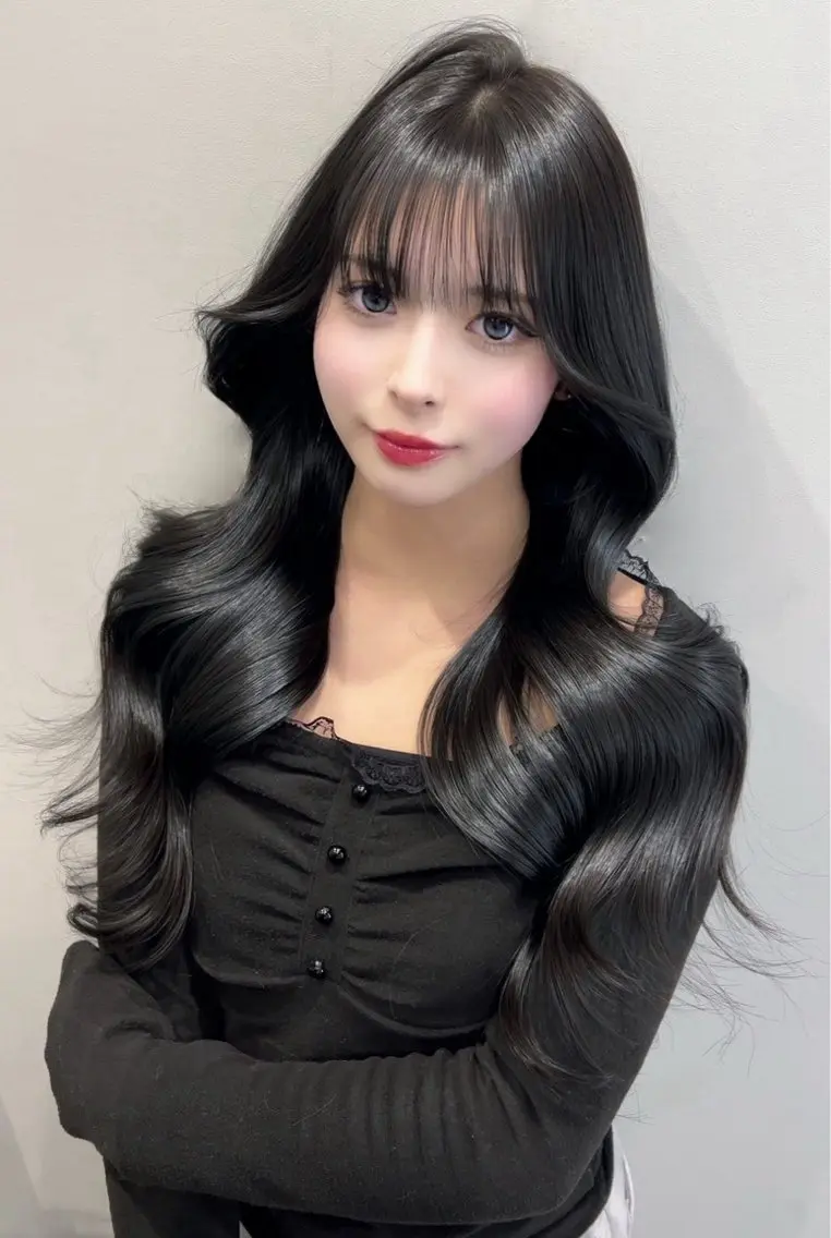 ロング カラー カット ヘアカラー トリートメント 縮毛矯正/髪質改善/ 艶カラーレイヤー/翼のヘアスタイル