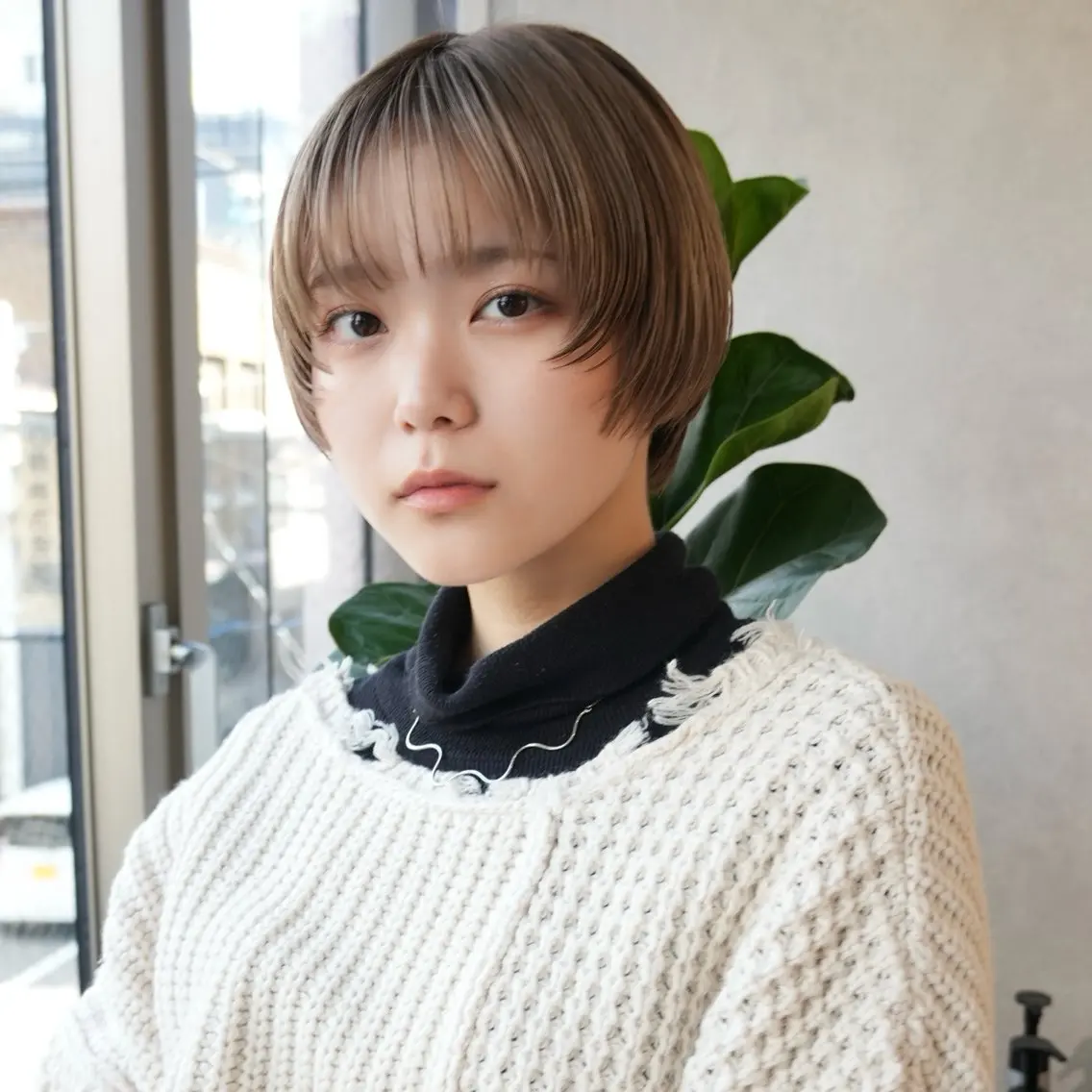 ショート レイヤーカット ショートヘア 本日予約可/髪質改善 四条/オカジマのヘアスタイル