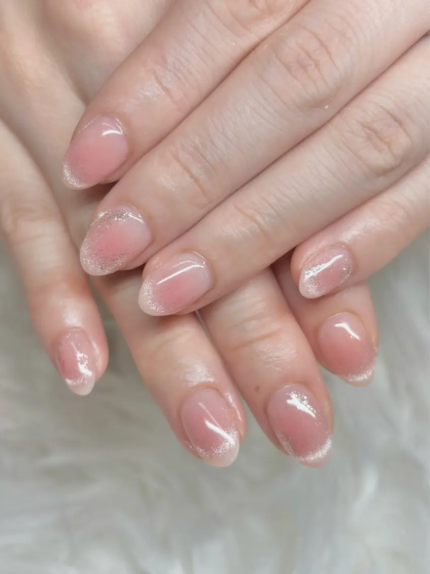 ネイル チークネイル フレンチネイル ハンドネイル Bianca大名店 WATANABEのネイルデザイン