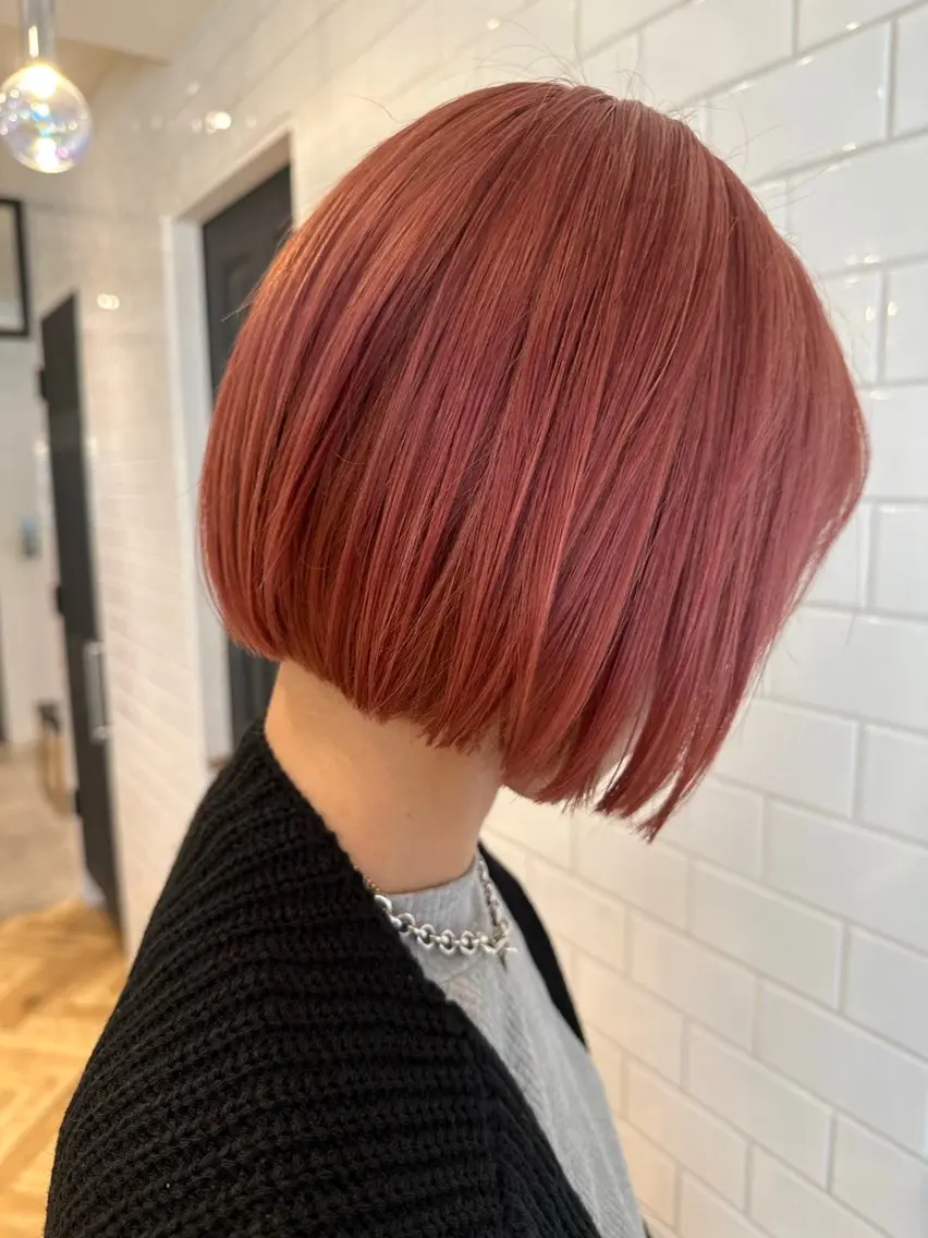 ショート カラー カット ヘアカラー 🌈髪質改善🌈 過去の1艶サラ体験✨のヘアスタイル