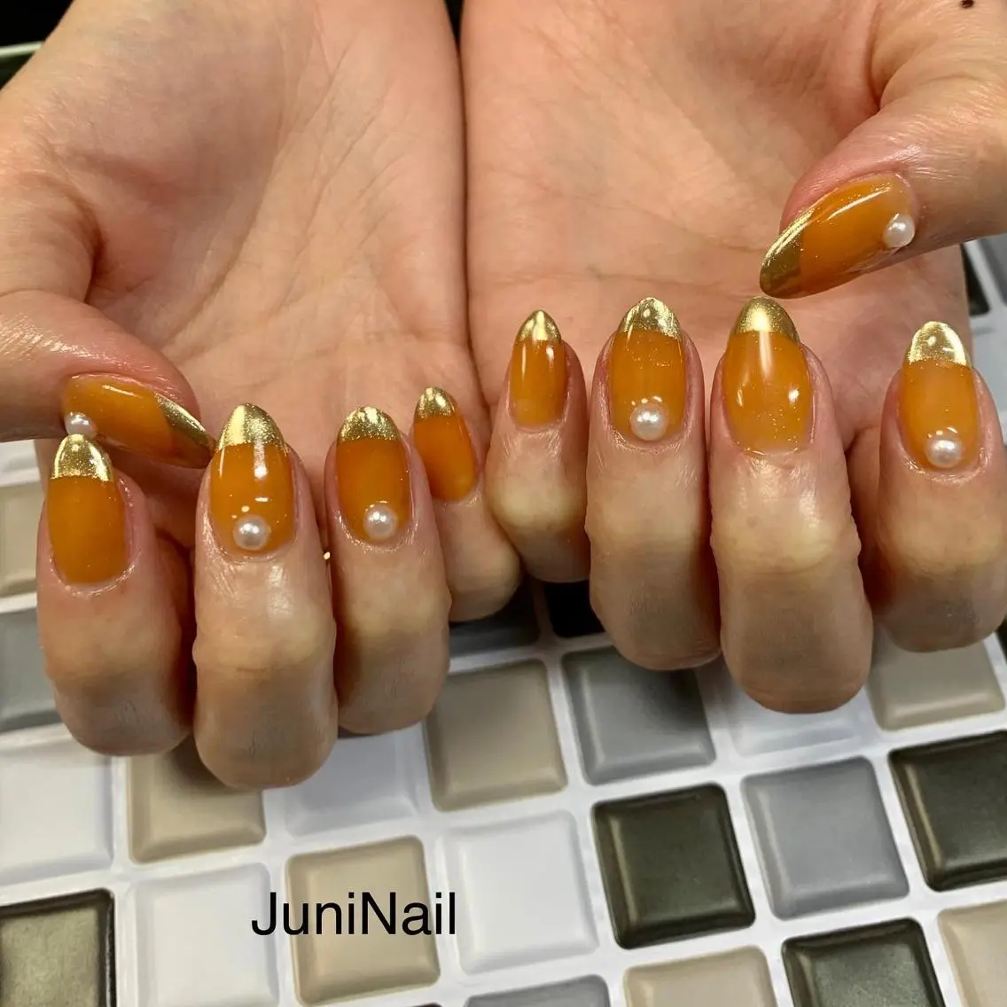 ネイル オーロラネイル クリアネイル 成人式 フラッシュネイル フレンチネイル ハンドネイル JuniNail 주니네일🇰🇷suのネイルデザイン