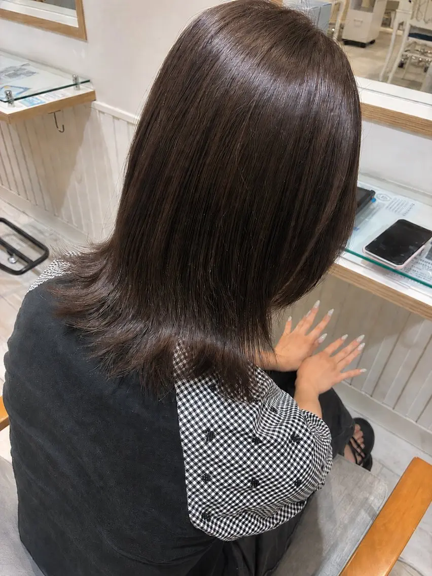 ミディアム カラー カラーモデル募集中 🎀ののかのヘアスタイル