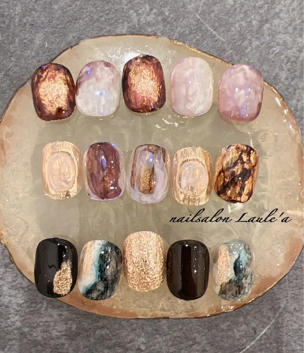 ネイル アートネイル フットネイル nailsalon Laule'aのネイルデザイン