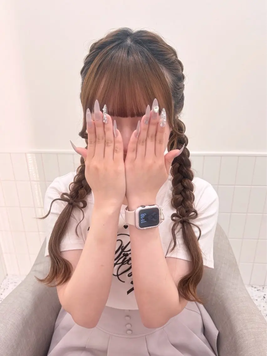ヘアアレンジ ツインテール ヘアセット 木村 しずかのヘアスタイル