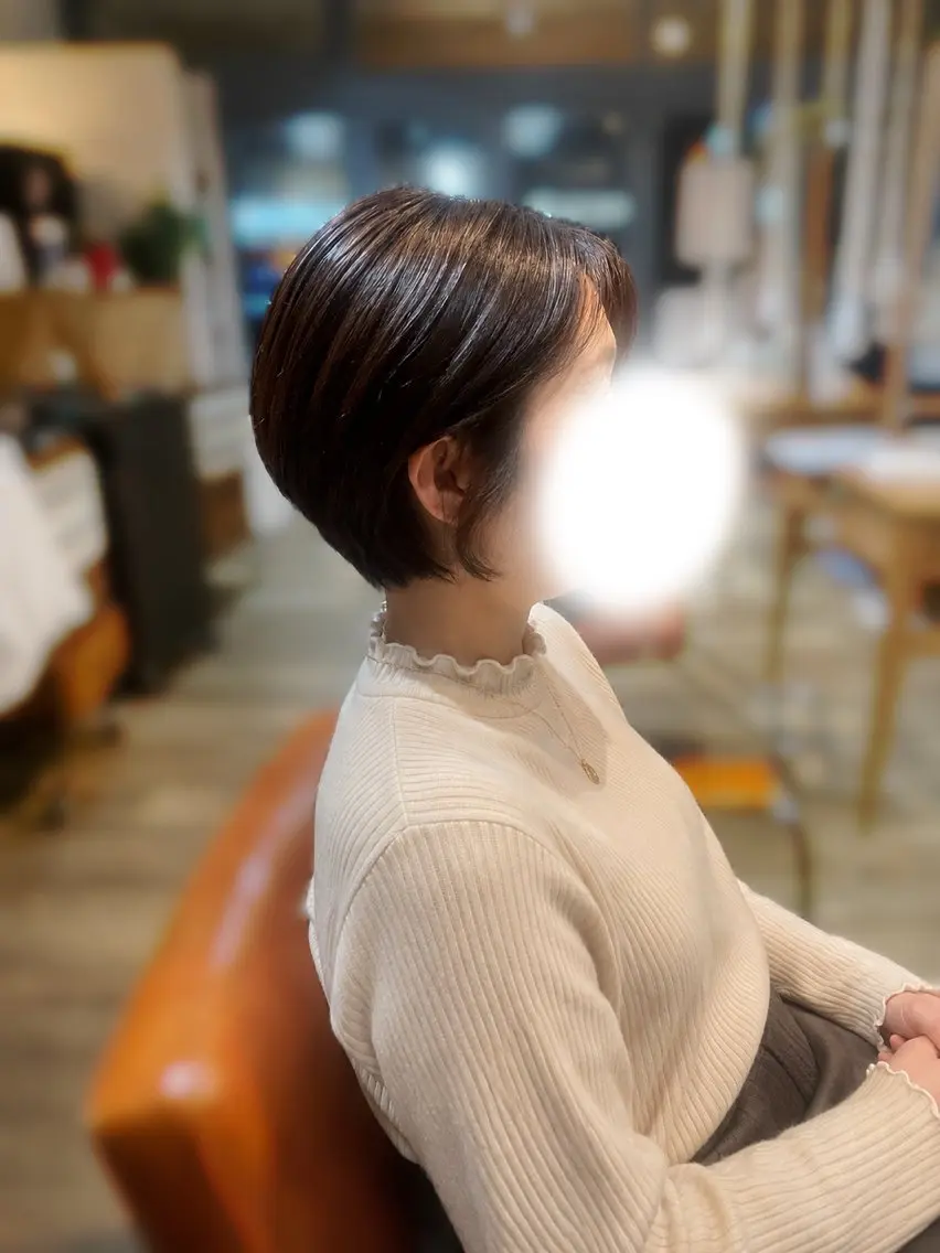 ショート ショートヘア カット 縮毛矯正/髪質改善/ 赤池駅/高澤遥香のヘアスタイル