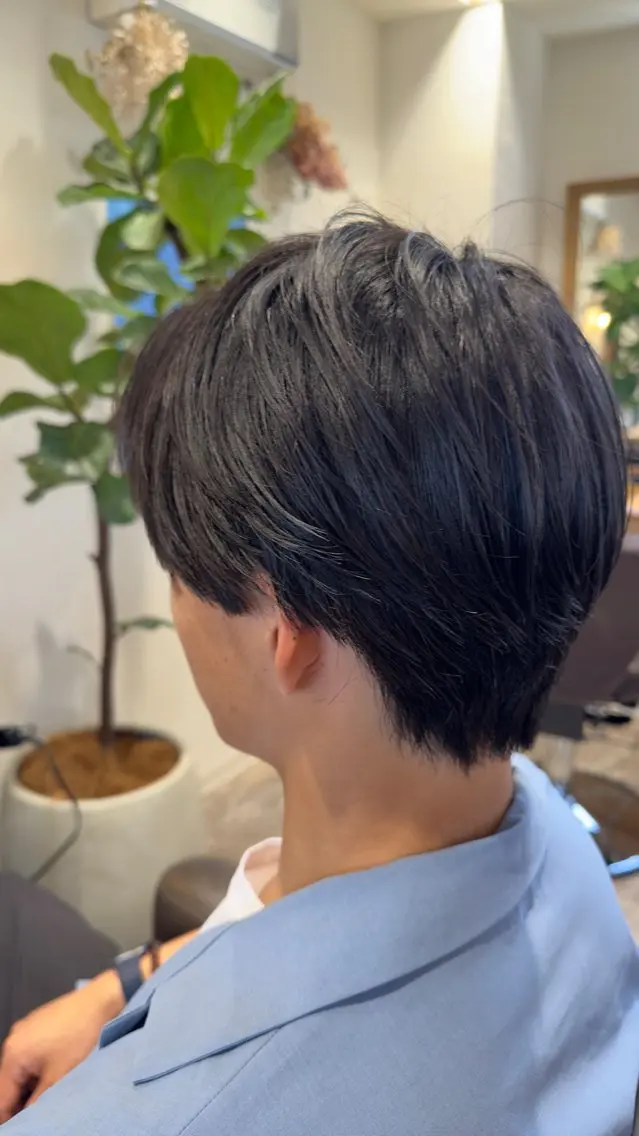 ショート パーマ メンズ 【メンズパーマ】比嘉 啓人のヘアスタイル