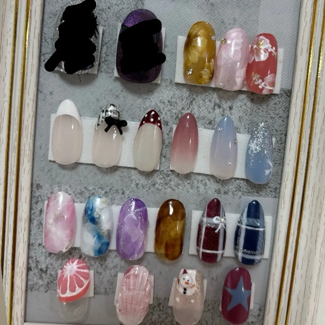 ネイル ネイルチップ Kyoka セプトアカデミーのネイルデザイン
