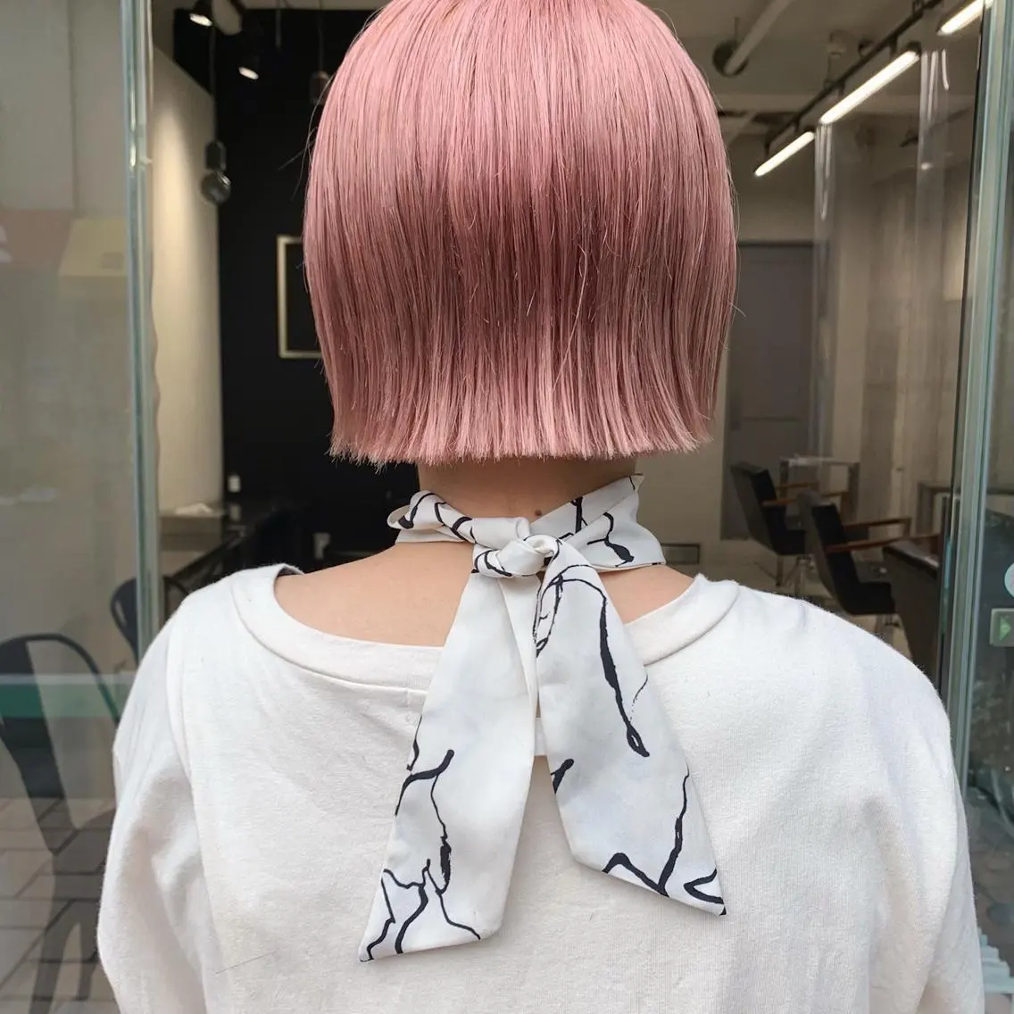 カラー ヘアカラー 岩田 良/ブリーチカラーのヘアスタイル