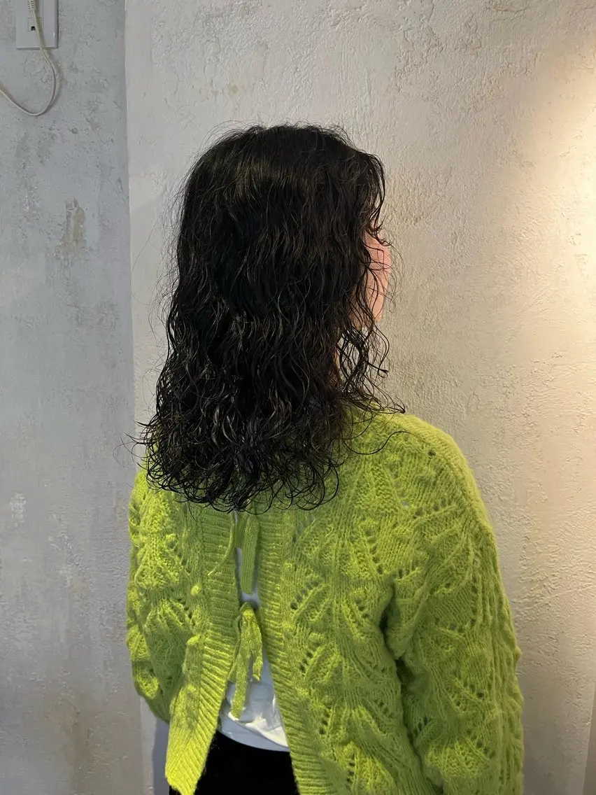 セミロング パーマ Kanoe /モデル募集中のヘアスタイル