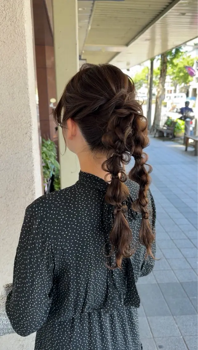 ヘアアレンジ ヘアセット Suzuki Bearのヘアスタイル