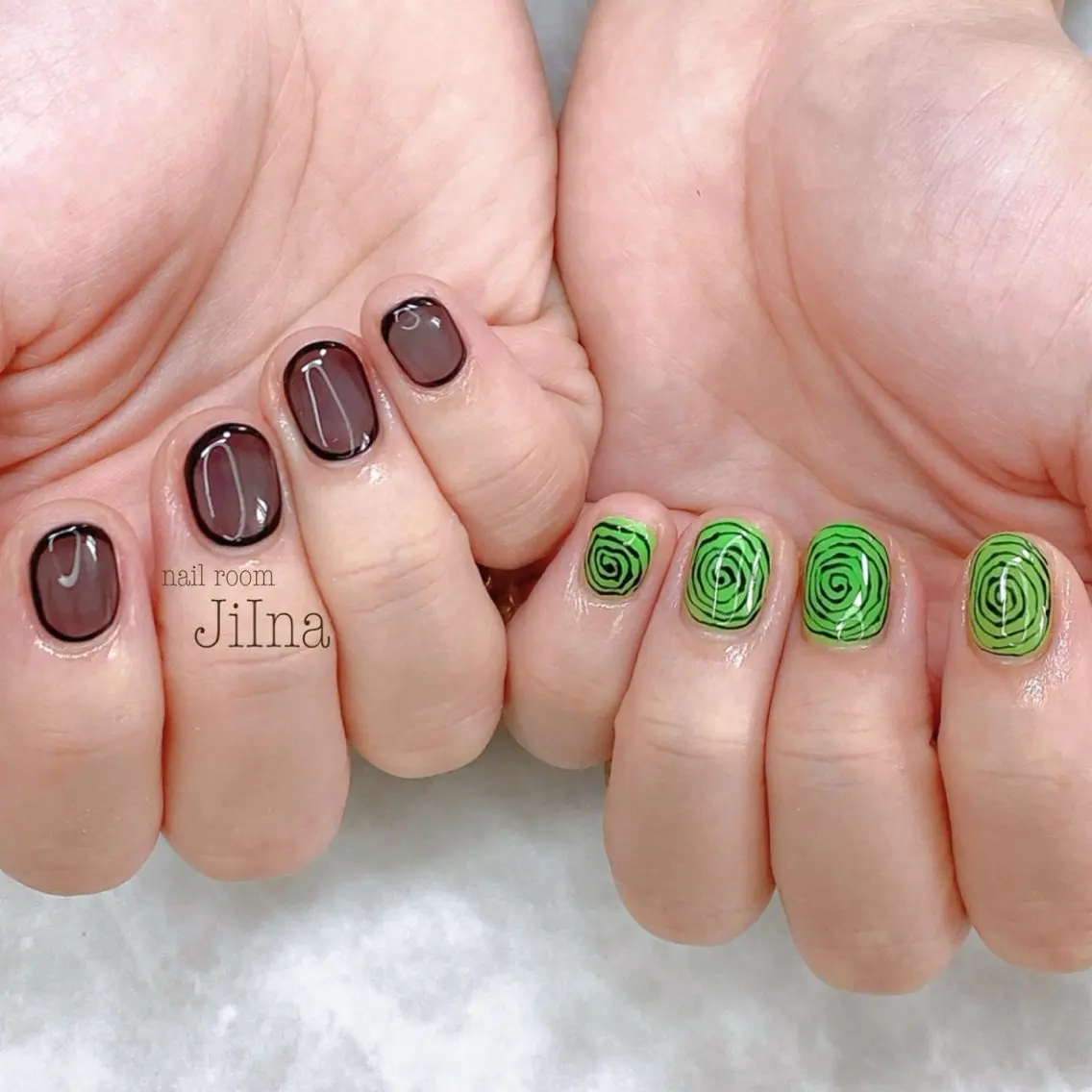 ネイル 持ち込み JiIna nailのネイルデザイン