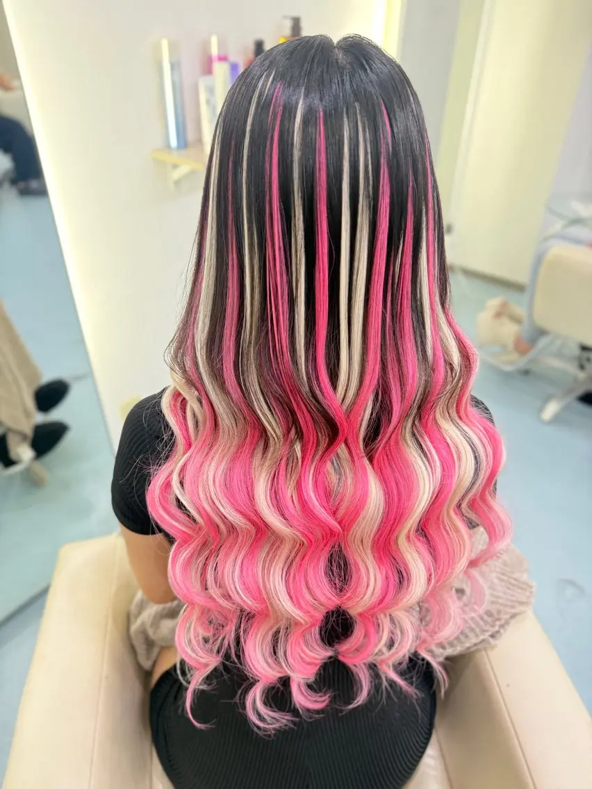 ロング エクステ シールエクステAOI 🫧🩵NEOBOXのヘアスタイル
