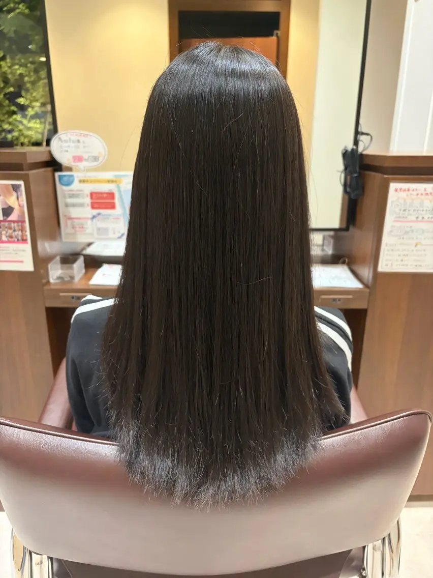 ロング 縮毛矯正 🫧ナチュラル矯正 /カラー🫧あやりのヘアスタイル