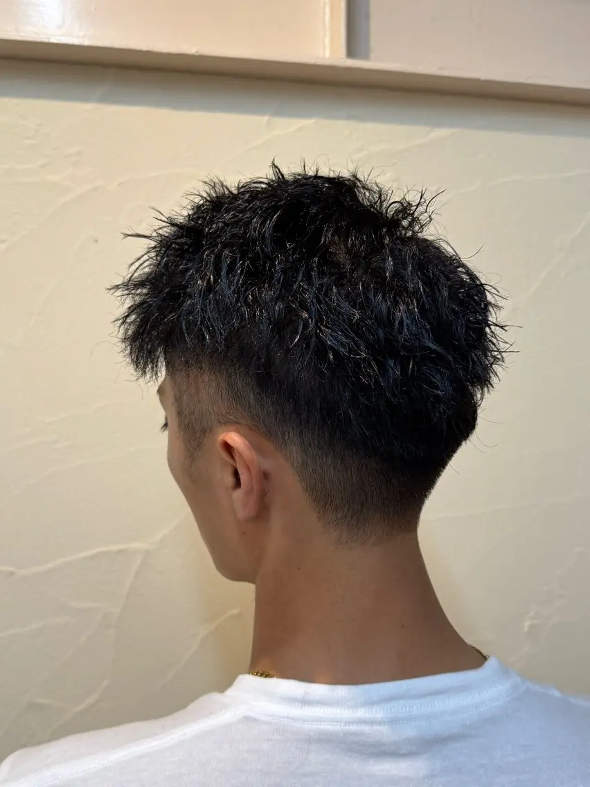 メンズ カット パーマ 酒井 那乃羽のヘアスタイル