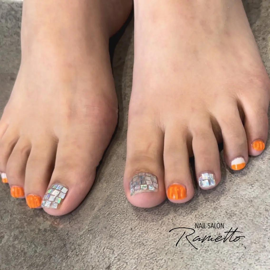 ネイル フットネイル NAILSALON Ramettoのネイルデザイン
