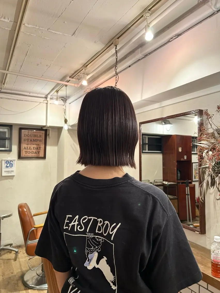 ミディアム 透明感カラー/ Ⓜ️めぐみのヘアスタイル