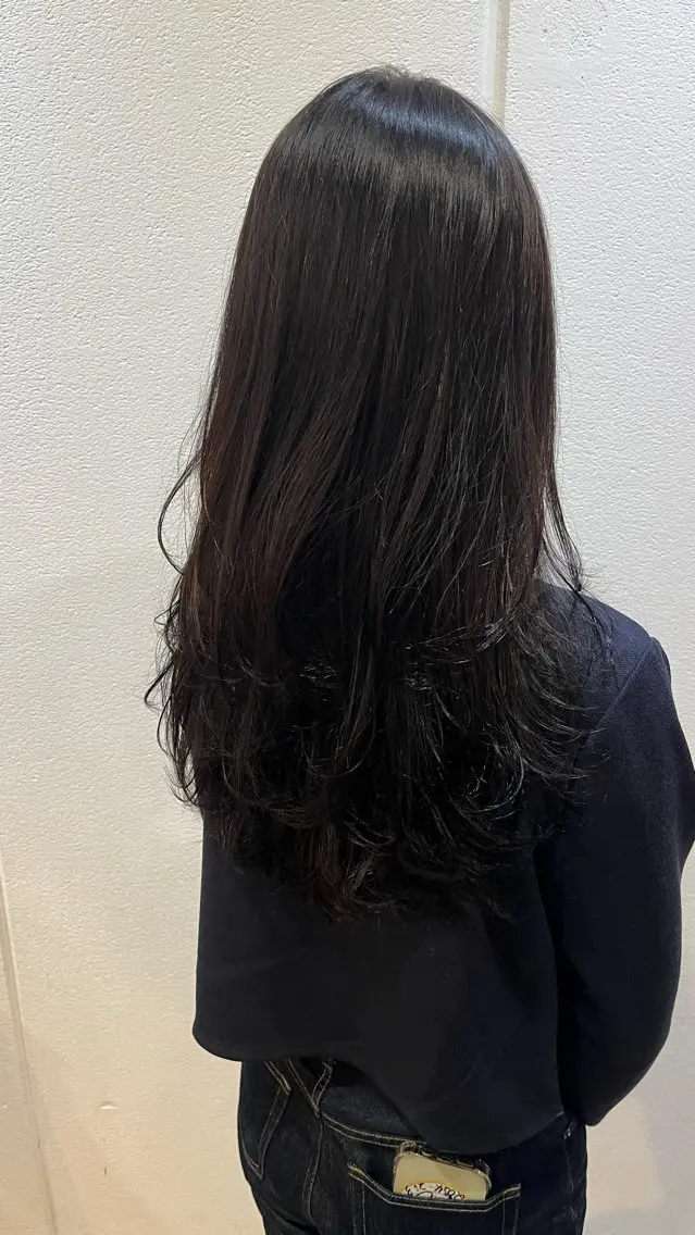 ロング カラー カット ヘアカラー トリートメント Lolonois梅田 /Okazaki:)のヘアスタイル