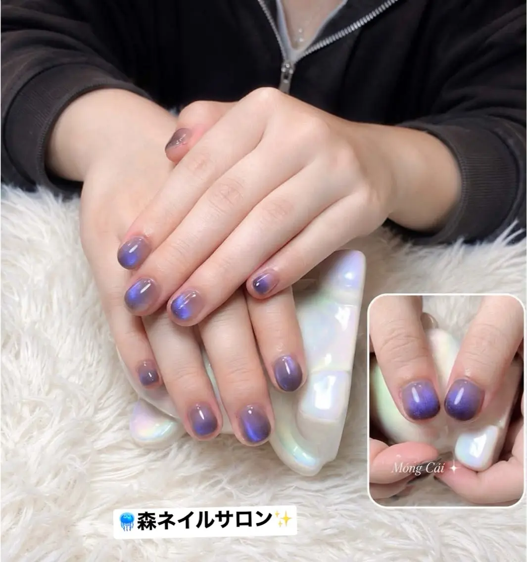 ネイル ハンドネイル 森 ネイル サロンのネイルデザイン