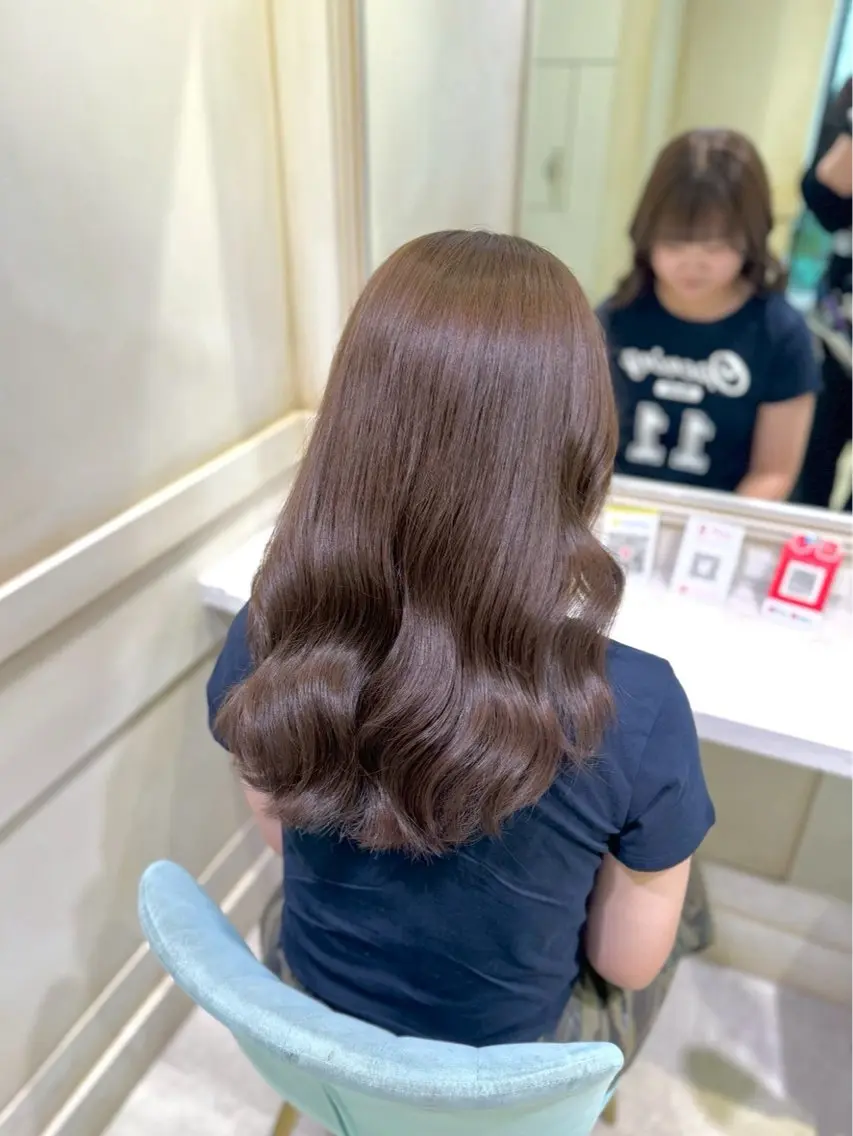 カラー ヘアカラー トリートメント 💙透明感艶カラー/ ゆうな💙のヘアスタイル