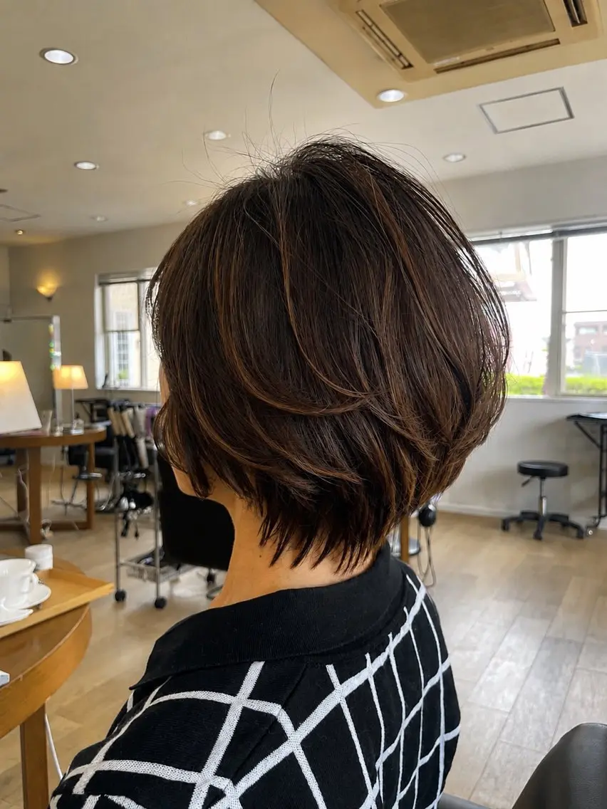 ショート カラー カット ヘアカラー トリートメント 小酒井 智洋のヘアスタイル