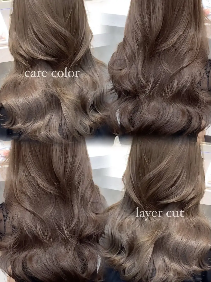 ロング カット ヘアカラー トリートメント 🌙レイヤー/透明感 髪質改善/宮田💫のヘアスタイル