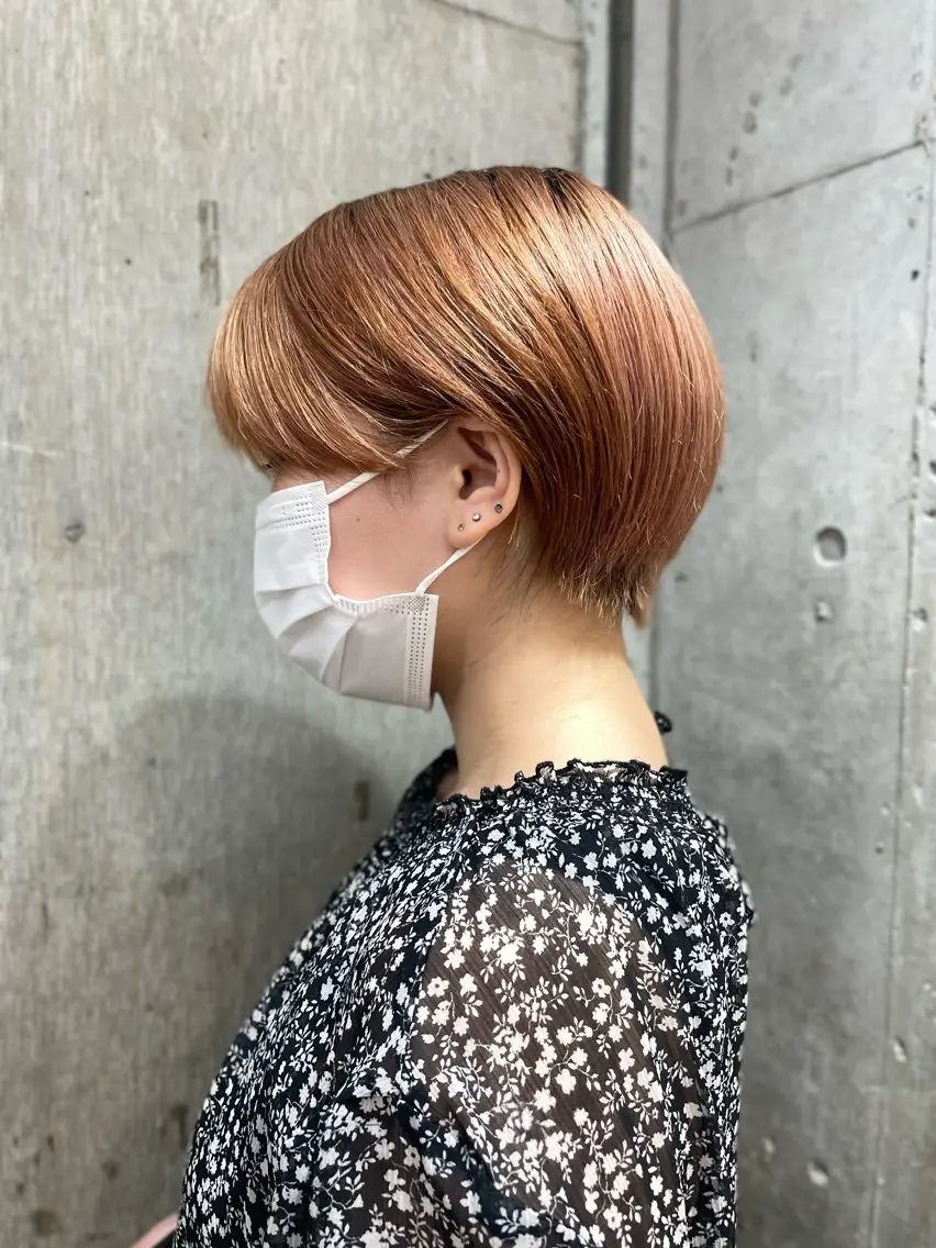 ショート メンズブリーチ カラーhirokoのヘアスタイル