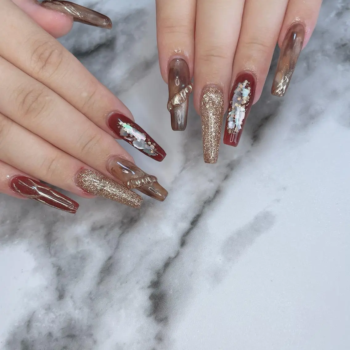 ネイル ニュアンスネイル ハンドネイル Kayo 💅のネイルデザイン