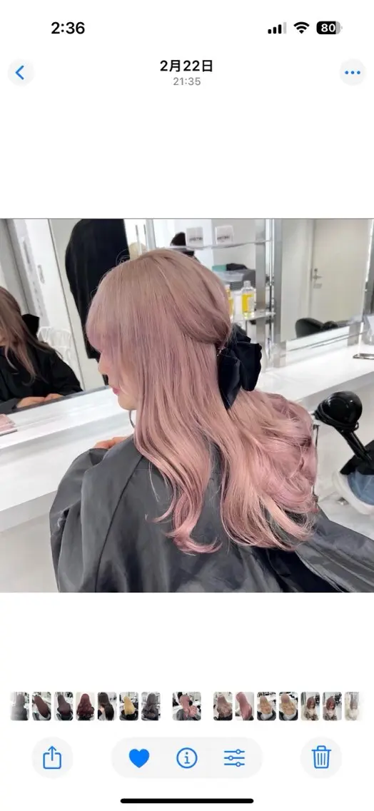 ロング カラー 🖤ハイトーン× レイヤー🖤SARAのヘアスタイル