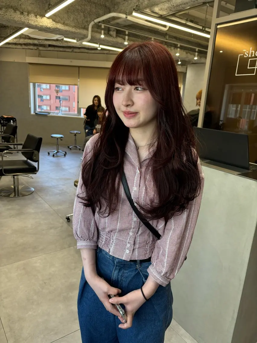 ロング カラー yui/ layer cutのヘアスタイル