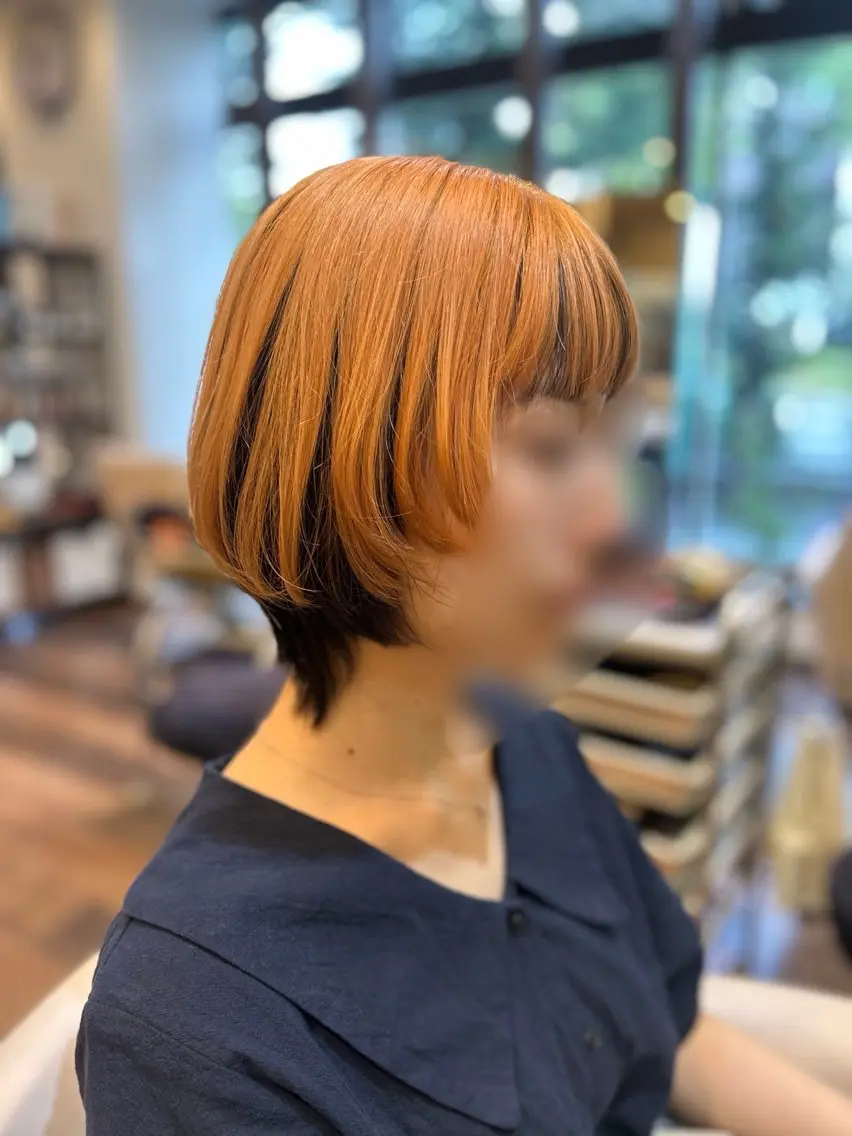 ショート ヘアカラー オリーブ南森町✨️ 畑中のヘアスタイル