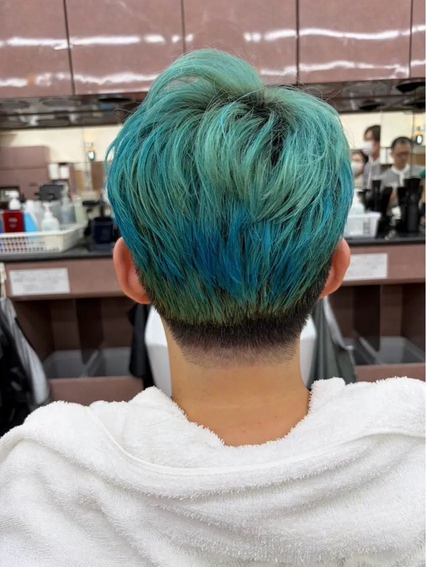 ミディアム 中村 邦明のヘアスタイル