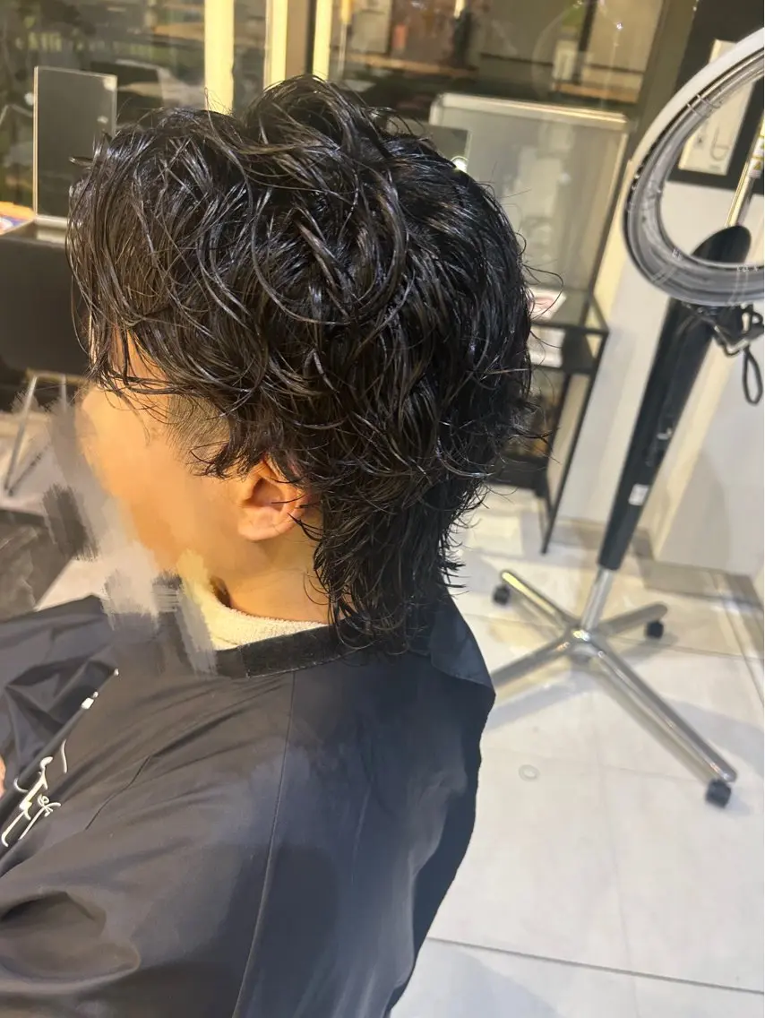 パーマ メンズ カット パーマ 福島 舞のヘアスタイル