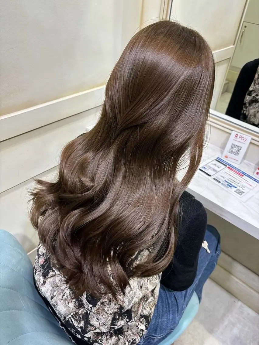 カラー ヘアカラー トリートメント 💙透明感艶カラー/ ゆうな💙のヘアスタイル