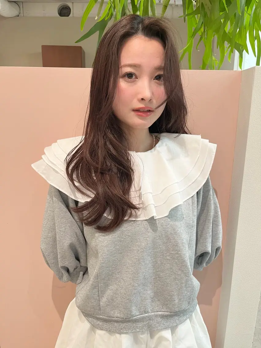 ロング レイヤーカット 箱崎 凪沙のヘアスタイル