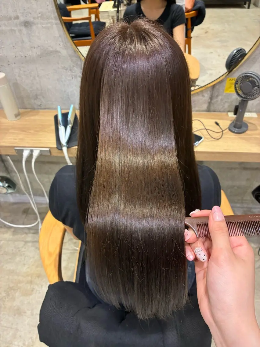 カラー ベージュカラー ショコラベージュ 透明感カラー ヘアカラー トリートメント garden/ hinata🎀のヘアスタイル