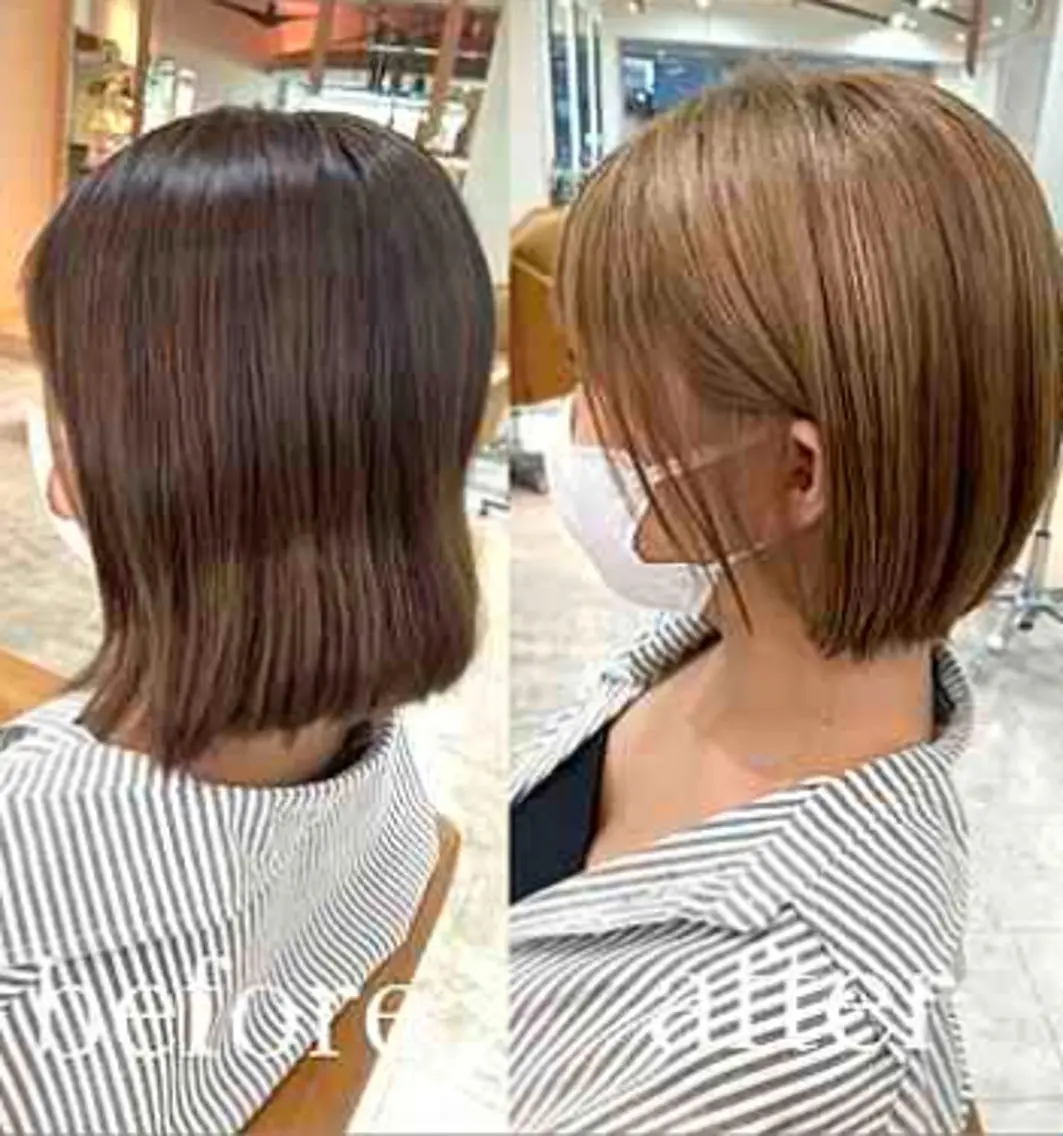【人数限定】✨ボブカット無料+極上トリートメント付き✨💆🏻♀️店長最終チェックで安心☑️の写真