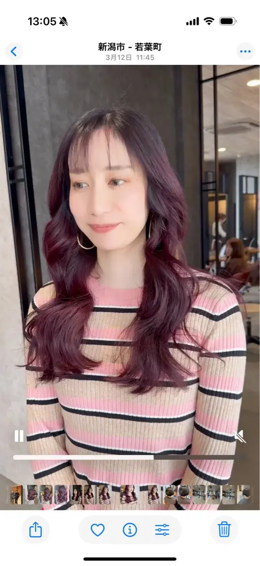 🩶艶巻きロングに変身🩶韓国風コテ巻きパーマ🇰🇷＋韓国レイヤーで大人美人✂️の写真