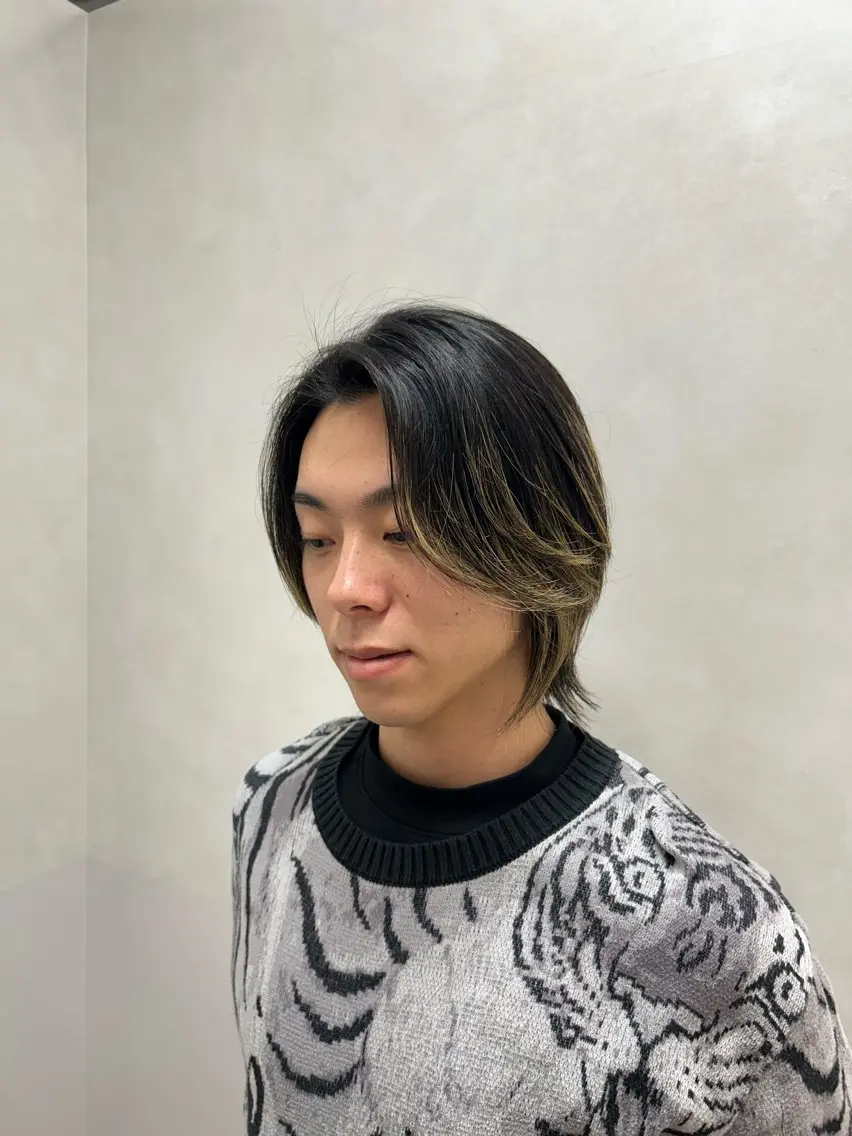 ミディアム メンズ カット Ray Goto /名古屋美容師のヘアスタイル