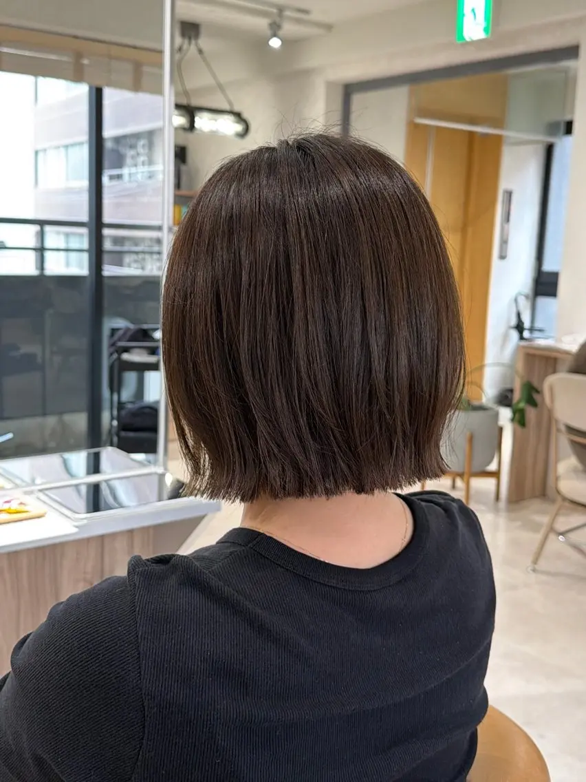 ミディアム カット トリートメント 🎀似合わせカット/ ボブ/佐瀬千枝🎀のヘアスタイル