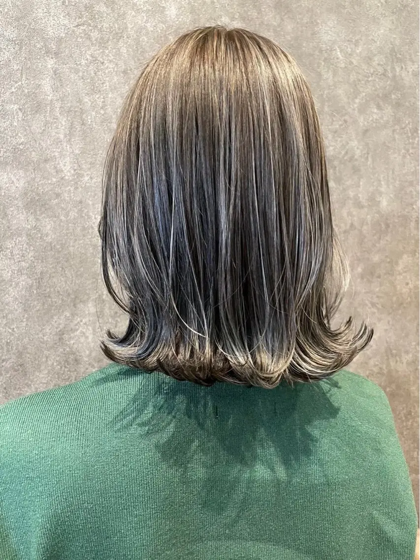 ミディアム カット ヘアカラー トリートメント BUCKS【天王寺】 バックス【駅30秒】のヘアスタイル