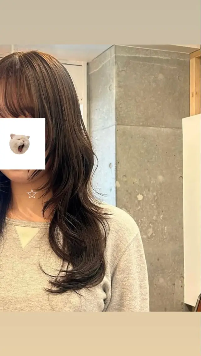 セミロング レイヤーカット カット トリートメント ラフで可愛いヘア 🐈‍⬛Rukaのヘアスタイル