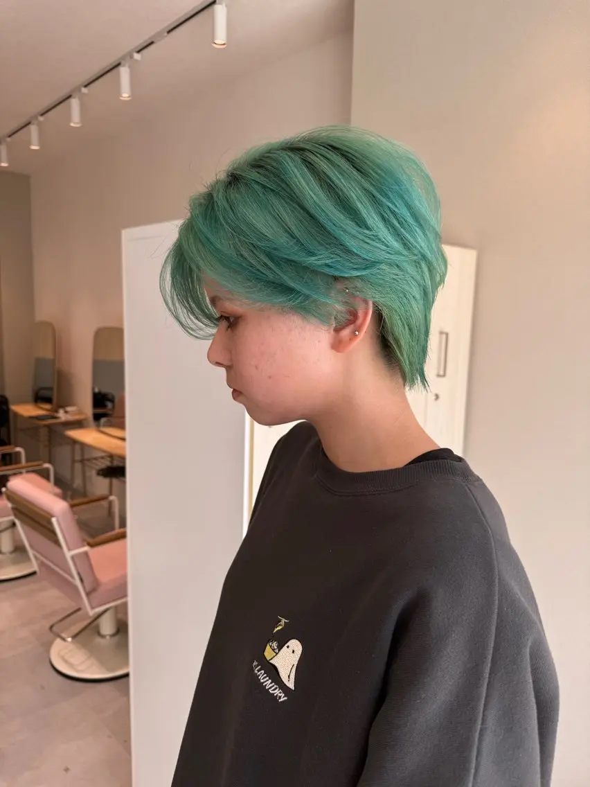 ショート カラー カット ヘアカラー トリートメント ヘアセット ✂️似合わせの魔術師 石田一樹✂️のヘアスタイル