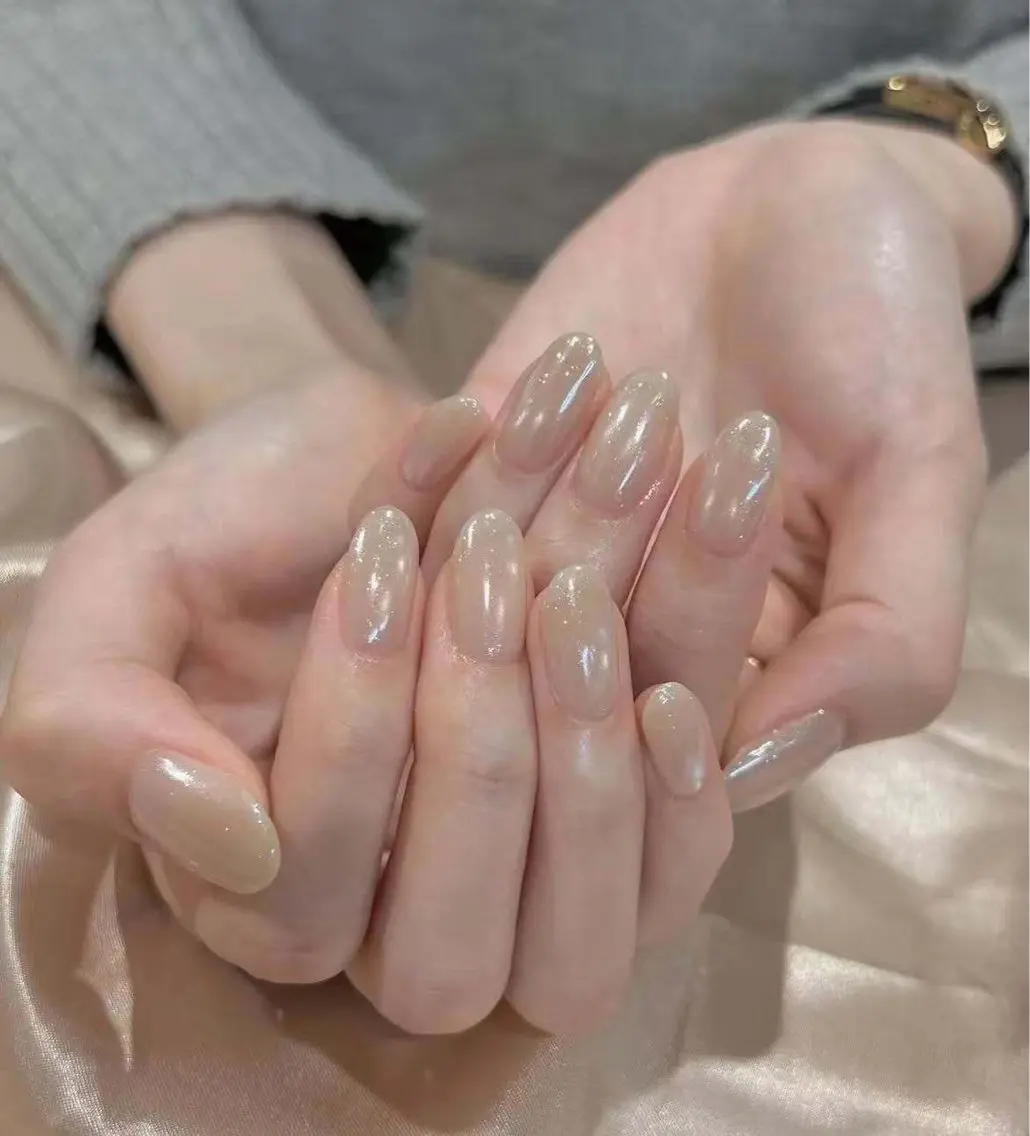ネイル オーロラネイル フラワーネイル フットネイル フレンチネイル ジェルネイル ハンドネイル BabyYouMi nailのネイルデザイン