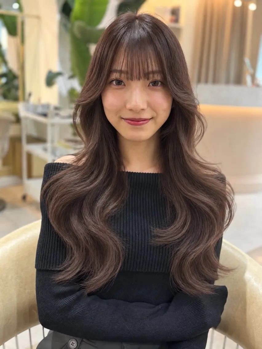 ロング カット ヘアカラー トリートメント レイヤー 翔のヘアスタイル