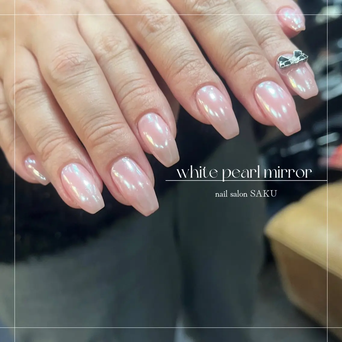 ネイル ニュアンスネイル シンプルネイル ハンドネイル SAKU nail 作島茜のネイルデザイン