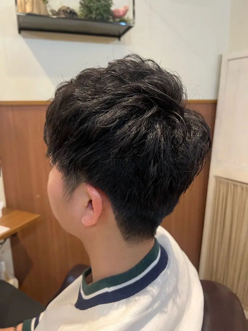 メンズ メンズパーマ PINOT梅田 MOKAのヘアスタイル