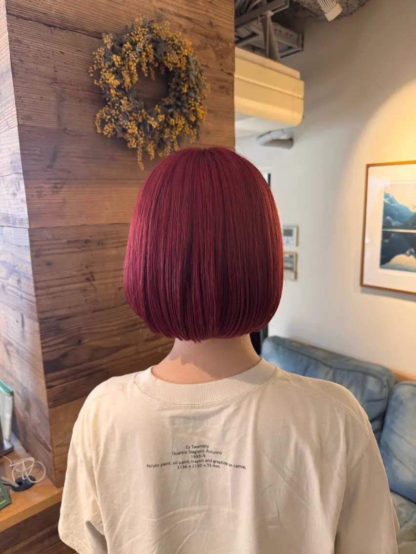 ミディアム ヘアカラー ショート/カラー特化 Ruiのヘアスタイル
